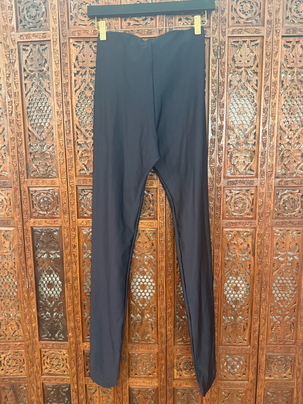 YSL Collant High-Waist Black Stretch Leggings - Picture 8 of 11
